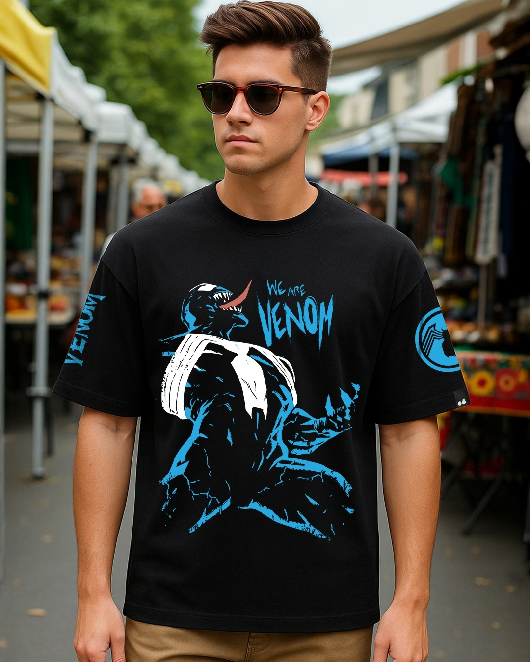 Cyber Graphic Printed Tee